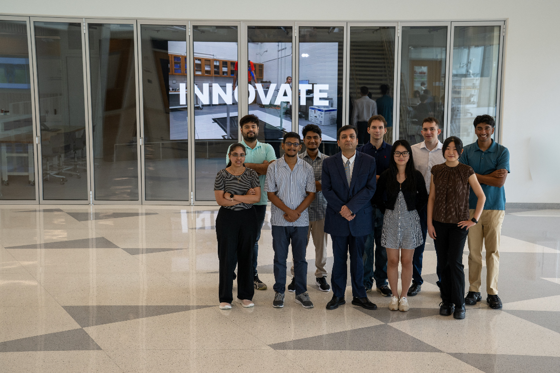 Sumit Kumar Jha with his research group at the University of Florida